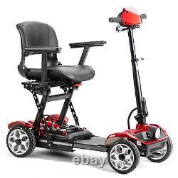 Fauteuil Roulant Électrique 24V 12AH Scooter Mobilité Motorisé Portable à 4 Roues NOUVEAU