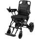 Fauteuil Roulant &Eacute;lectrique 360w L&eacute;ger Pliable Pour Adultes Et Seniors Noir