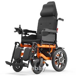 Fauteuil Roulant Électrique Adulte Reclinable Pliable Léger Scooters Aide Motorisé