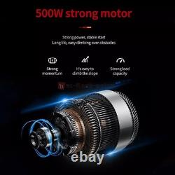 Fauteuil Roulant Électrique Incliné Tout Terrain 4 Roues Scooter de Mobilité Pliable