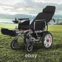 Fauteuil Roulant Électrique Incliné Tout Terrain 4 Roues Scooter de Mobilité Pliable