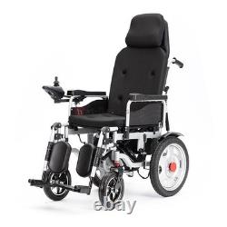 Fauteuil Roulant Électrique Incliné Tout Terrain 4 Roues Scooter de Mobilité Pliable