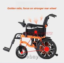 Fauteuil Roulant Électrique Intelligent Pliable Motorisé Tout Terrain US Nouveau