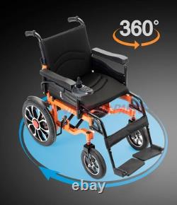 Fauteuil Roulant Électrique Intelligent Pliable Motorisé Tout Terrain US Nouveau