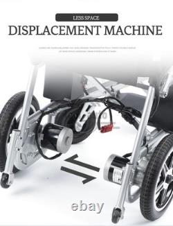 Fauteuil Roulant Électrique Pliable Léger Intelligent 264Lb Tout Terrain 2 Batteries