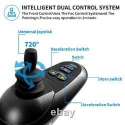 Fauteuil Roulant Électrique Pliable Léger Portable Chaise Roulante Motorisée Neuf