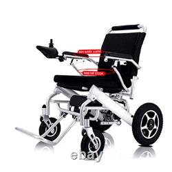 Fauteuil Roulant Électrique Pliable Léger Portable Chaise Roulante Motorisée Neuf