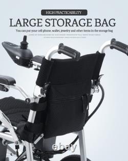 Fauteuil Roulant Électrique Pliable Léger Tout Terrain 4 Roues Scooter de Mobilité