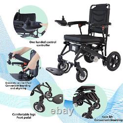 Fauteuil Roulant Électrique Pliable Pour Adultes Portable Léger Fauteuil Roulant Silencieux