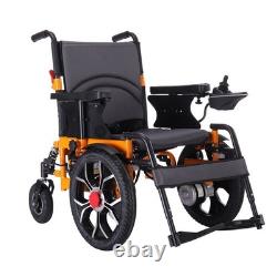 Fauteuil Roulant Électrique Pliable Tous Terrains, Autonomie de 15 Miles, Batterie de 12 AH