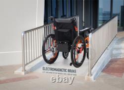 Fauteuil Roulant Électrique Pliable Tout Terrain 4 Roues Scooter de Mobilité pour Personnes Handicapées