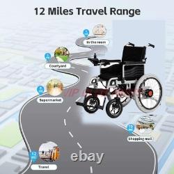 Fauteuil Roulant Électrique Pliable pour Adultes Scooter Électrique