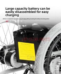 Fauteuil Roulant Électrique Pliable pour Adultes Scooter Électrique