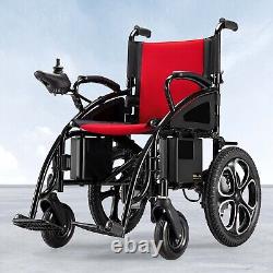 Fauteuil Roulant Électrique Pliant Tout Terrain à Deux Batteries 500W Fauteuils Roulants Heavy Duty