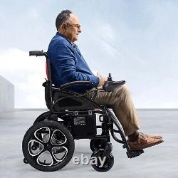 Fauteuil Roulant Électrique Pliant Tout Terrain à Deux Batteries 500W Fauteuils Roulants Heavy Duty