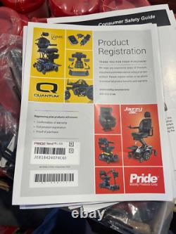 Fauteuil Roulant Électrique Pride Jazzy Air 2 avec Siège Élevable NOUVEAU SANS COUVERCLE