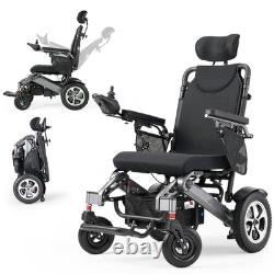 Fauteuil Roulant Électrique Reclinable Tous Terrains 4 Roues Scooter de Mobilité Pliable Nouveau