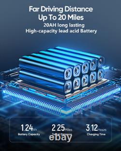 Fauteuil Roulant Électrique Tout Terrain 500W Scooter Robuste Chaises Électriques Pliables