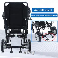 Fauteuil Roulant Électrique Ultra Léger de Voyage Pliable Portable 6A 24V