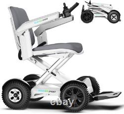 Fauteuil roulant électrique Sport S7 2026 le plus récent, moteur puissant, pliage automatique pour adultes