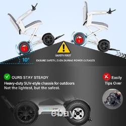 Fauteuil roulant électrique Sport S7 2026 le plus récent, moteur puissant, pliage automatique pour adultes