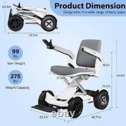 Fauteuil roulant électrique Sport S7 2026 le plus récent, moteur puissant, pliage automatique pour adultes