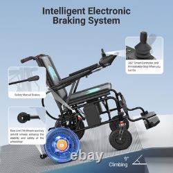 Fauteuil roulant électrique intelligent pliable pour tous les terrains US