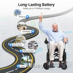 Fauteuil roulant électrique intelligent pliable pour tous les terrains US