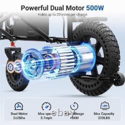 Fauteuil roulant électrique intelligent pliable pour tous les terrains US