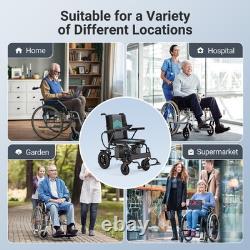 Fauteuil roulant électrique intelligent pliable pour tous terrains