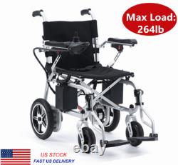 Fauteuil roulant électrique intelligent pliable tout terrain à 4 roues scooter de mobilité