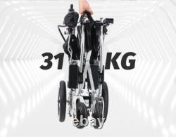 Fauteuil roulant électrique intelligent pliable tout terrain à 4 roues scooter de mobilité