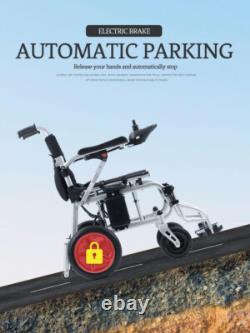 Fauteuil roulant électrique intelligent pliable tout terrain à 4 roues scooter de mobilité