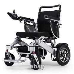 Fauteuil roulant électrique intelligent pliable tout terrain avec une capacité de 150 kg