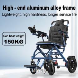 Fauteuil roulant électrique léger pliable 500W à double mode de propulsion