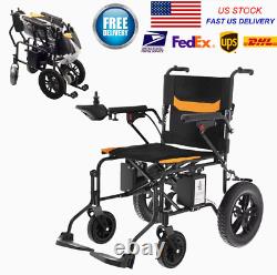 Fauteuil roulant électrique léger pliable et robuste