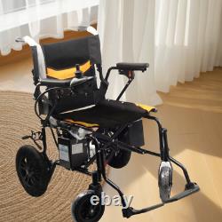 Fauteuil roulant électrique léger pliable et robuste