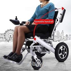Fauteuil roulant électrique léger pliant, chaise à roulettes électrique, scooter électrique à roulettes.
