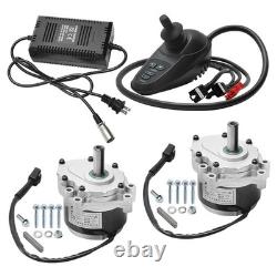 Fauteuil roulant électrique moteur à balais de 250W 24V / roue / contrôleur de joystick