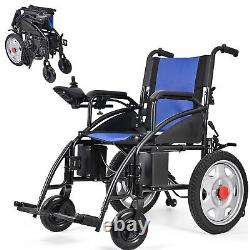 Fauteuil roulant électrique pliable 500W scooter de mobilité motorisé 265 lb double moteurs