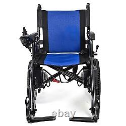 Fauteuil roulant électrique pliable à batterie lithium 2x moteur sans balais