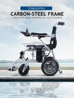 Fauteuil roulant électrique pliable à double moteur 360W intelligent tout terrain 264LB