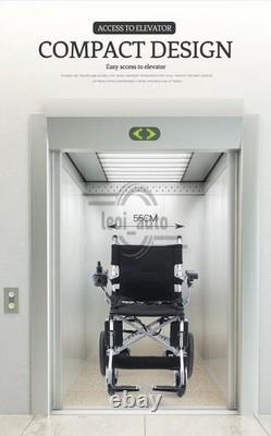 Fauteuil roulant électrique pliable à double moteur 360W intelligent tout terrain 264LB