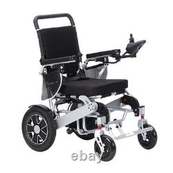 Fauteuil roulant électrique pliable avec contrôleur joystick moteur puissant autonomie de 25 km