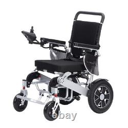 Fauteuil roulant électrique pliable avec contrôleur joystick moteur puissant autonomie de 25 km