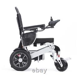 Fauteuil roulant électrique pliable avec contrôleur joystick moteur puissant autonomie de 25 km