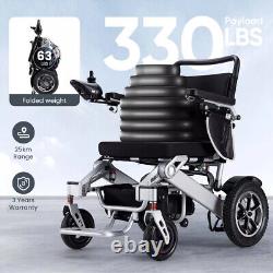 Fauteuil roulant électrique pliable de 500 W pour adulte Tout-terrain Scooter de mobilité électrique