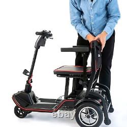 Fauteuil roulant électrique pliable et léger en plumes jusqu'à 37 lb