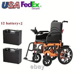 Fauteuil roulant électrique pliable intelligent 2250W 24A scooter de mobilité tout terrain