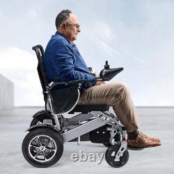 Fauteuil roulant électrique pliable intelligent 330 lb Capacité Scooters tout terrain